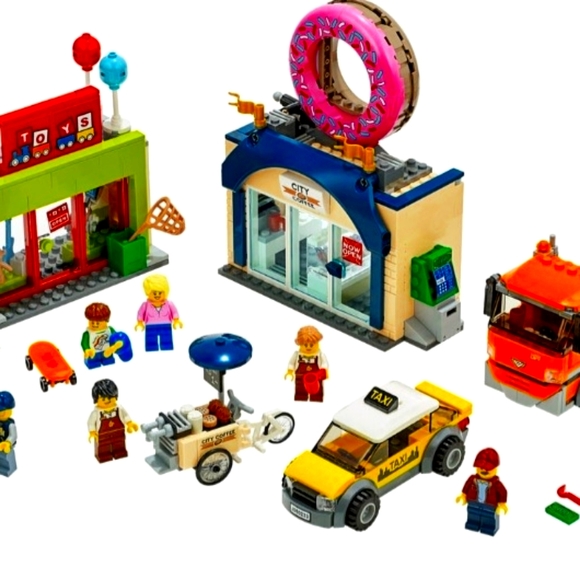 Lego City Donut Shop Opening